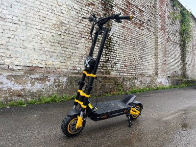 Kugoo Kirin LX 11 Plus — мощь и стабильность без компромиссов: полный привод, «мото»-свет и гидротормоза Kugoo Kirin LX 11 Plus — эмоции большого класса: полный привод, мощная подвеска и реальная стабильность на скорости
